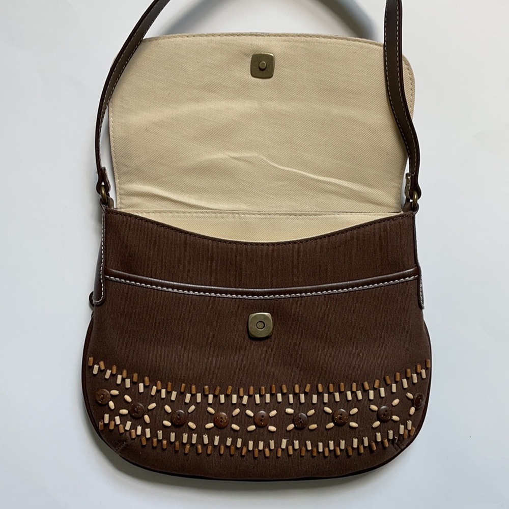 Liz Claiborne Canvas Shoulder Bag - Picture 3 of 6